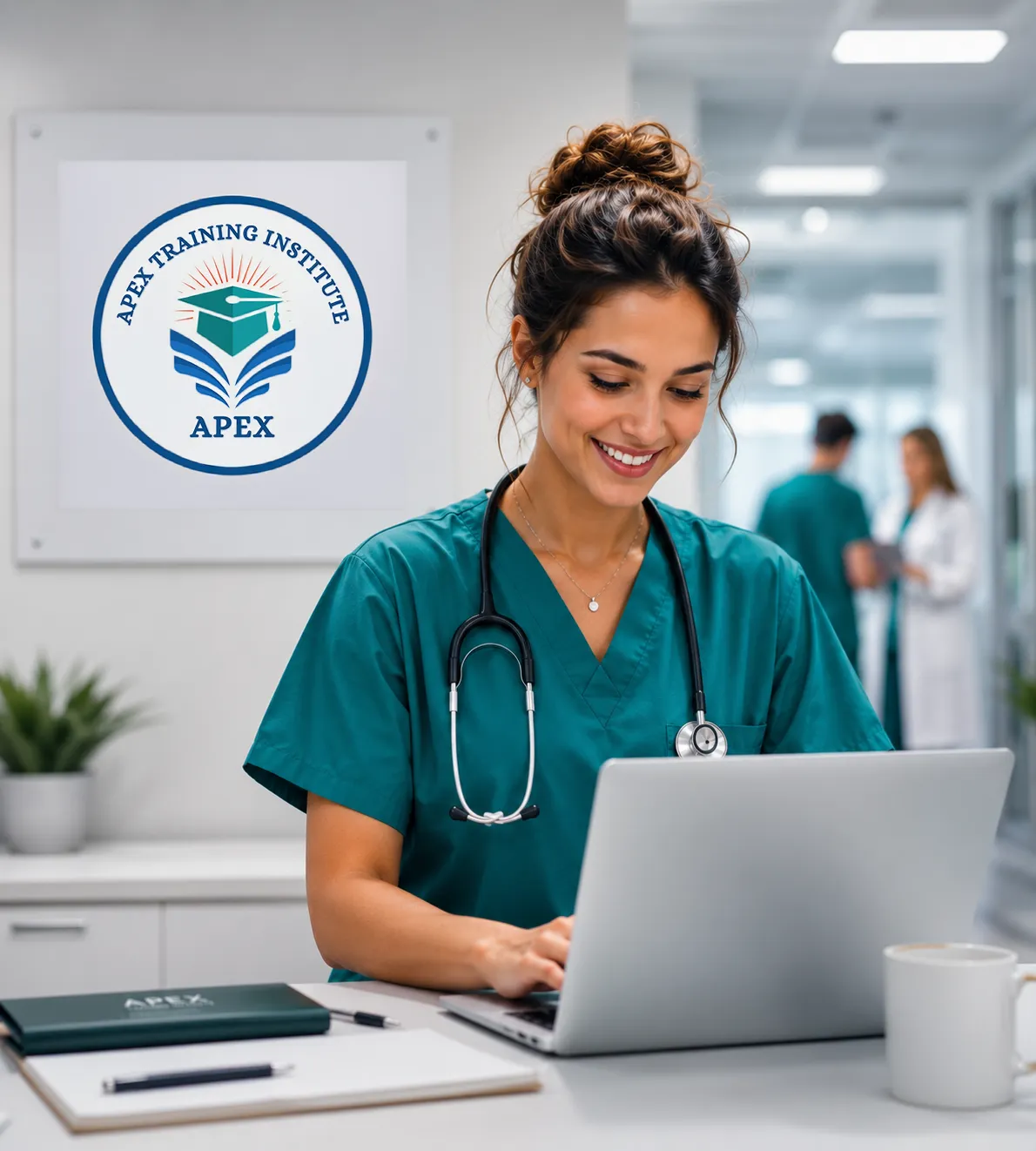 Healthcare training student